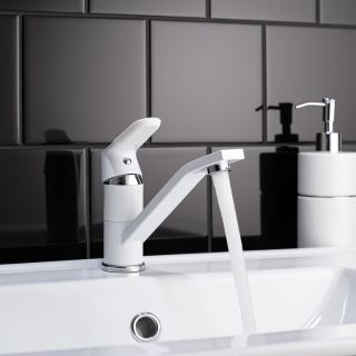 Смеситель для кухни РМС SL123W-004F-15 белый